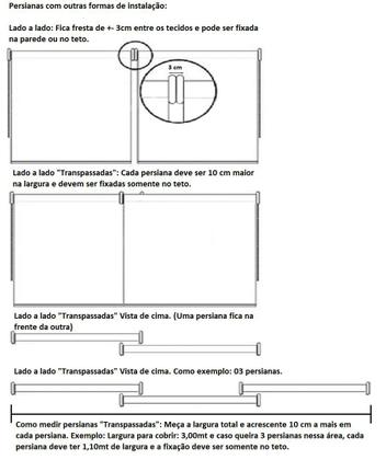 Imagem de CORTINA PERSIANA ROLO TELA SOLAR 5% 0,45 Larg X 0,65 Alt