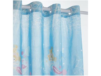 Imagem de Cortina Quarto Infantil Blackout Santista 280cm x180cm Corta Luz - Sereias