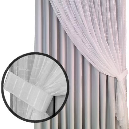 Imagem de cortina quarto para sala e blecaute Roma 4,00 x 2,80 branco