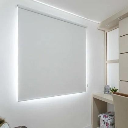 Imagem de Cortina Rolo Blackout 0% Primeira Linha  1,80 L X 1,30 A