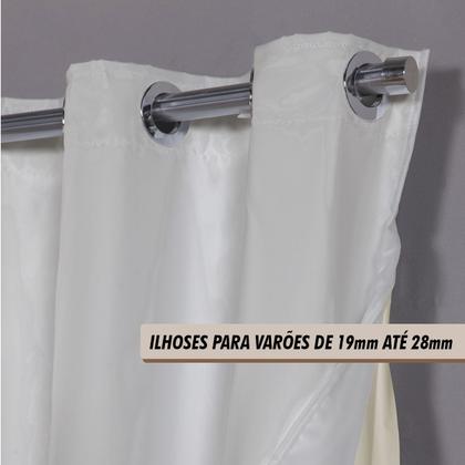 Imagem de Cortina Sala Blackout Tecido Com Voil 2,80 x 1,60 