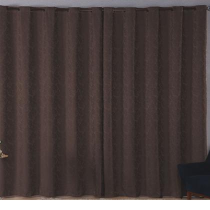 Imagem de Cortina Sala Jacquard 6.00m X 2.60m Semi Blackout Requinte Varão Simples