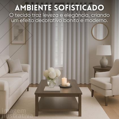 Imagem de Cortina Tecido Blecaute Porta Balcão 4,00 x 2,70 Para Quarto