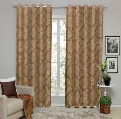 Imagem de Cortina Tecido Jacquard Semi Blackout 4M X 2,60M - Bege