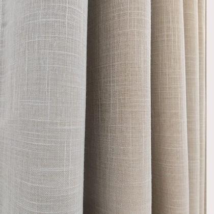 Imagem de Cortina Voal Linho Com Forro Blecaute P/ Janela Quarto Sala 3,00x2,60