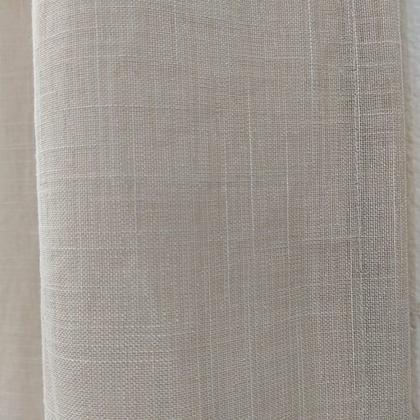 Imagem de Cortina Voal Linho Com Forro Blecaute P/ Janela Quarto Sala 3,00x2,60