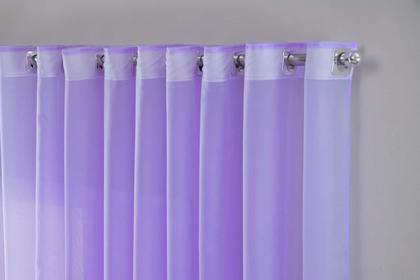 Imagem de cortina voal liso delicate quarto sala transparente 600x280