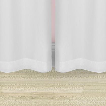 Imagem de Cortina Voil Lava Fácil 2,70x2,40m Branca - Marka Textil