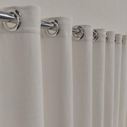 Imagem de Cortina Voil Linho Com Forro Microfibra 2,00x2,40 Para Sala/quarto
