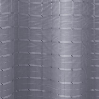 Imagem de Cortina Voil Xadrez 12.00x2.60 Com Forro Blackout