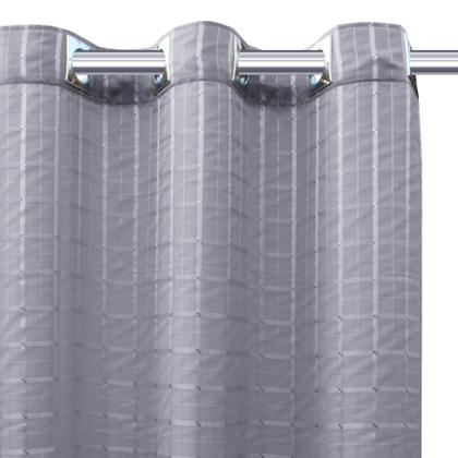 Imagem de Cortina Voil Xadrez 4.00x2.80 Com Forro Blackout