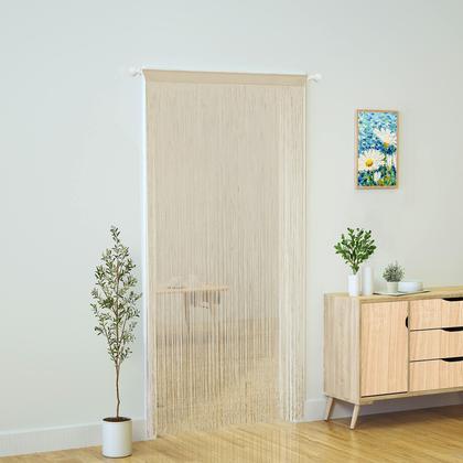Imagem de Cortina YaoYue Boho String Panel 100x280cm Champagne