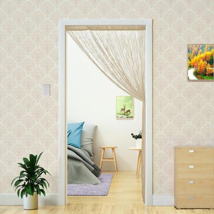 Imagem de Cortina YaoYue Boho String Panel 100x280cm Champagne