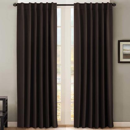 Imagem de Cortinas Blackout H.VERSAILTEX com isolamento térmico preto 132x2