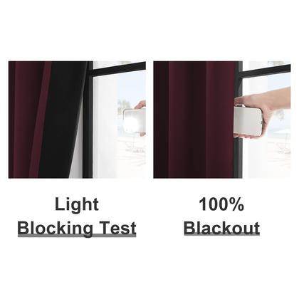 Imagem de Cortinas Blackout Rutterllow Total Thermal 132x160cm 2 painéis