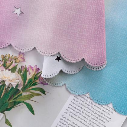 Imagem de Cortinas XiDi Rainbow Pink Purple Double Layer Blackout