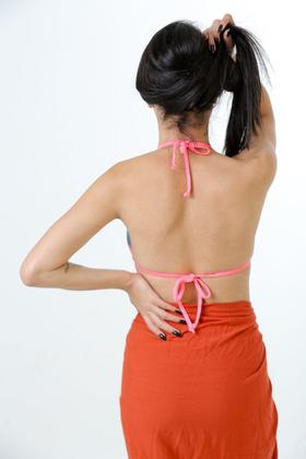 Imagem de Cortininha Estamp Listras Rosa c/ azul Alça Neon