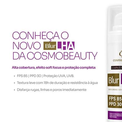 Imagem de Cosmobeauty Blur Lha Filtro Fps 85 Efeito Pele Coreana 50g