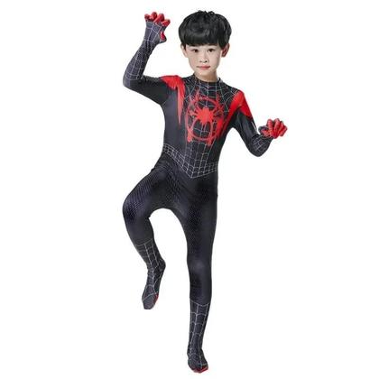 Imagem de Cosplay Peter Parker Infantil - Fantasia de Super-Herói para Halloween