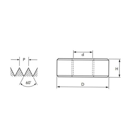 Imagem de Cossinete Manual Hss Mf 12X1Mm 105/9C Din 223B - Osg