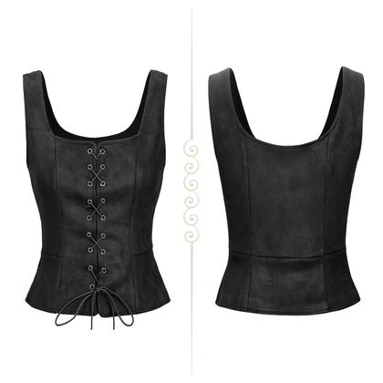 Imagem de Costume Century Star Renaissance Corset Pirate Vest Black S