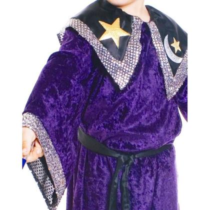 Imagem de Costume Dress Up America Wizard Warlock Robe para crianças, roxo