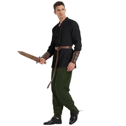 Imagem de Costume FEAADNI Halloween Masculino Renaissance Pirate Set XXL