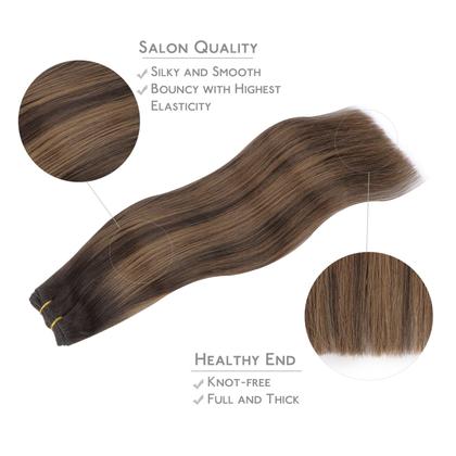 Imagem de Costure em extensões de cabelo Wennalife Real Human Hair 18 polegadas 90g