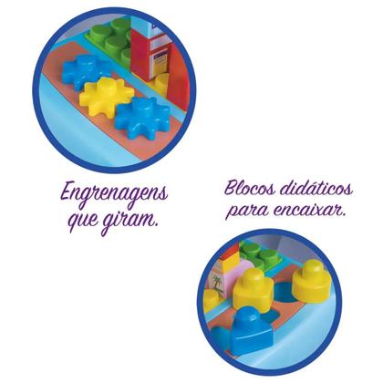 Imagem de Coti Block Mesa Didática com Peças de Encaixar - Cotiplás