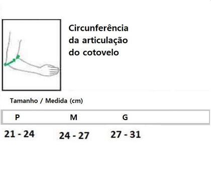 Imagem de Cotoveleira Elastica c/ Feltro para Dança, academia, volei