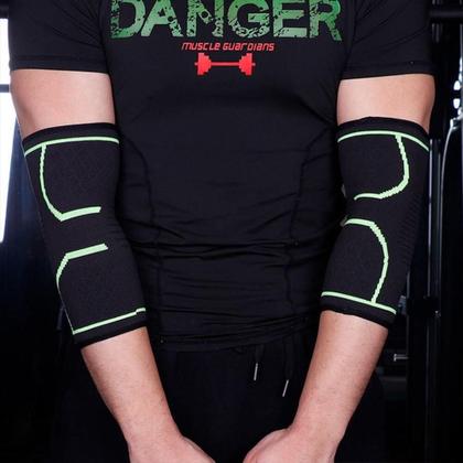 Imagem de Cotoveleira ortopedica compressao suporte cotovelo tensor elastica tendinite epicondilite