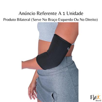 Imagem de Cotoveleira Protetora Neoprene Treino Exercício Funcional Tendinite Resistente Estabilidade da Articulação Compressão 