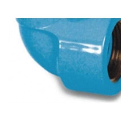 Imagem de Cotovelo Azul Tigre Liso Rosca 25Mm X 3/4''  35217843 ./ Kit Com 20