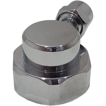 Imagem de Cotovelo Cromado Sem Regulagem C/ Porca 3/4 BSP x 3/8 Lemarc