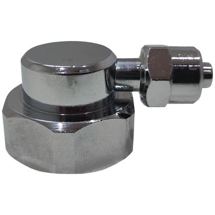 Imagem de Cotovelo Cromado Sem Regulagem C/ Porca 3/4 BSP x 3/8 Lemarc