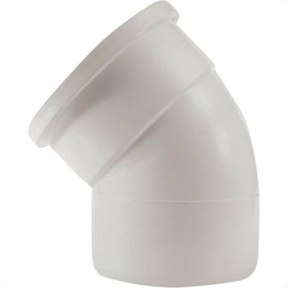 Imagem de Cotovelo Esgoto Shiva 50X45 Branco - Kit C/10 Unidades