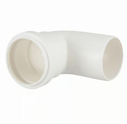 Imagem de Cotovelo Joelho 90 Esgoto Com Anel Branco 40MM REF 20100091 PLASTILIT
