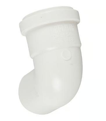 Imagem de Cotovelo Joelho 90 Esgoto Com Anel Branco 40MM REF 20100091 PLASTILIT