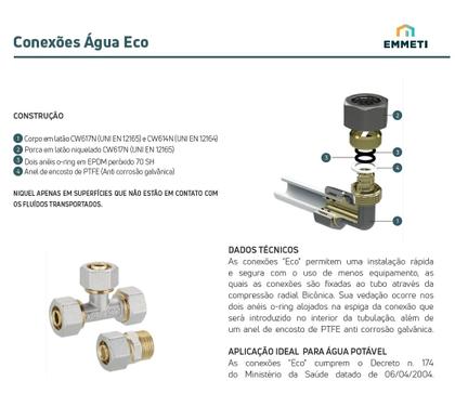 Imagem de Cotovelo macho agua eco 20x1/2" kit com 12 unidades