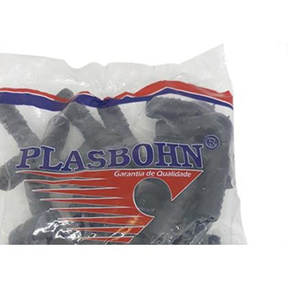 Imagem de Cotovelo Plasbohn Duplo 1/2 Preto - Kit C/25 Unidades