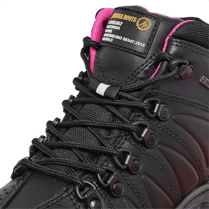 Imagem de Coturno Bota Coturno C/ C.A Couro Confortável Tratorado Profissional Reforçado