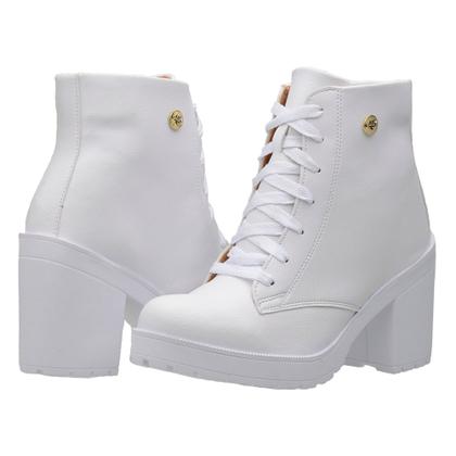 Imagem de Coturno Bota Feminina Blogueira Salto Tratorado Original Muritalle 33 ao 42