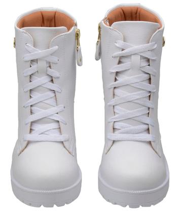 Imagem de Coturno Bota Feminina Blogueira Salto Tratorado Original Muritalle 33 ao 42