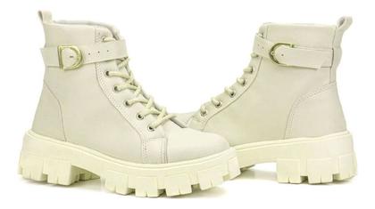Imagem de Coturno Bota Feminino Tratorado Cano Alto Com Fivela Confort