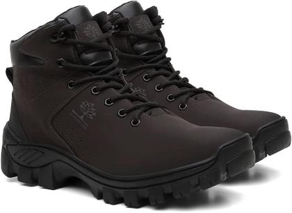 Imagem de Coturno Bota Masculina Adventure em Couro Trilha Reforçado