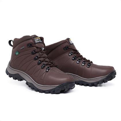 Imagem de coturno bota segurança com c.a para trabalho em couro