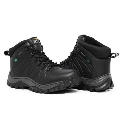 Imagem de coturno bota segurança com c.a para trabalho em couro