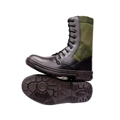 Imagem de Coturno Calfesa Selva Extra Leve Sem Zíper Pv- Preto / Verde