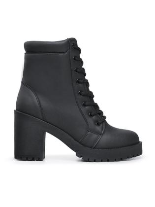 Imagem de Coturno Feminino Bota Blogueira Tratorado Confort Leve Macio