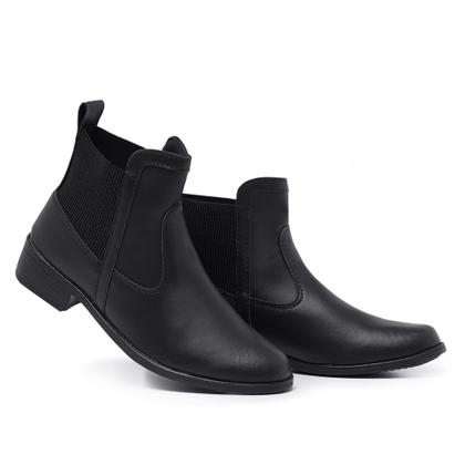 Imagem de Coturno Feminino Cano Curto Casual Confortável Com Elástico - sch11212